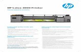 HP Latex 3000 Printer