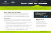 SECURITY COOPERATION WORKFORCE Basic-Level Certification