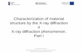 Characterization of material structure by the X-ray ...