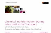 Chemical Transformation During Intercontinental Transport