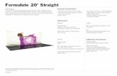 Formulate 20’ Straight