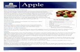 Apple - MSU Extension - Nutrition Education Department