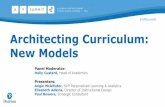 Architecting Curriculum: New Models