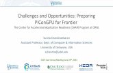 Challenges and Opportunities: Preparing PIConGPUfor Frontier