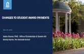Changes to Student Award Payments