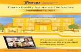 Therap Quality Assurance Conference 2021 Catalog
