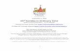 23rd Sunday in Ordinary Time - St. Charles Borromeo Church