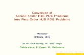Conversion of Second-Order HJB PDE Problems into First ...