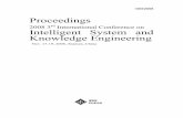 rd Intelligent System and Knowledge Engineering