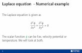 Laplace equation - Numerical example
