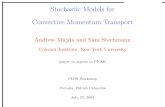 Stochastic Models for Convective Momentum Transport