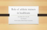 Role of athletic trainers in healthcare