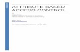 ATTRIBUTE BASED ACCESS CONTROL - NIST