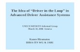 The Idea of Driver in the Loop in Advanced Driver ...