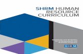 SHRM HUMAN RESOURCE CURRICULUM