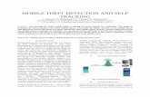 MOBILE THEFT DETECTION AND SELF TRACKING
