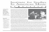 Institute for Studies In American Music