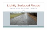 Lightly Surfaced Roads