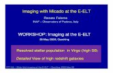 Imaging with Micado at the E-ELT