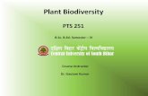 Plant Biodiversity - CUSB