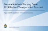 Demand analysis working group 2019 revised transportation ...