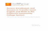 Access, Enrollment, and Success in Transfer-Level English ...
