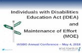 Individuals with Disabilities Education Act (IDEA) and ...