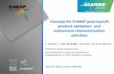 Concept for EnMAP post-launch product validation and ...