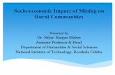 Socio-economic Impact of Mining on Rural Communities