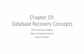 Chapter 19: Database Recovery Concepts