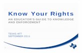 Know Your Rights - Stateweb