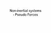 Non-inertial systems - Pseudo Forces