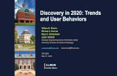 Discovery in 2020: Trends and User Behaviors