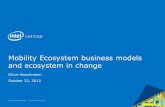 Mobility Ecosystem business models - Intel