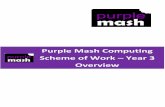 Purple Mash Computing Scheme of Work Year 3 Overview