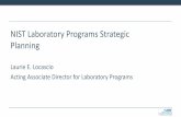 NIST Laboratory Programs Strategic Planning