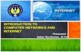 INTRODUCTION TO COMPUTER NETWORKS AND INTERNET …