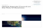 Global Agenda Global Agenda Council on the Role of Business