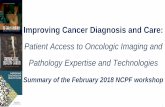 Improving Cancer Diagnosis and Care