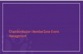 ChamberMaster/MemberZone Event Management