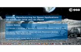 Additive Manufacturing for Space Applications: On Earth ...