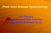 Epidemiology of Plant Virus Diseases