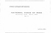 NATIONAL VOICE OF IRAN NOVEMBER 1979 - MARCH 1980