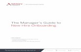 The Manager’s Guide to New Hire Onboarding