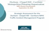 Strategic Assessment for the Durham - Chapel Hill ...