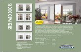 STEEL PATIO DOORS - Dalco Home Remodeling