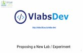 Proposing a New Lab / Experiment