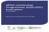 SEND Leadership Programme 2020-2021 Evaluation