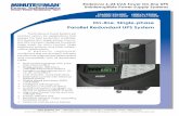 On-line, Single-phase Parallel Redundant UPS System