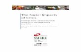 The Social Impacts of Crisis - WordPress.com